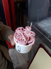 La glace à la plancha, produit fini
